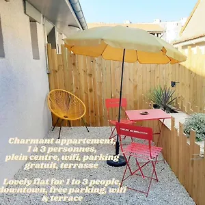 Le Bilbao, T2, Centre-parking Gratuit-terrasse Appartement Tarbes
